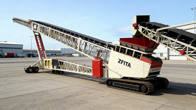 mobile crawler shiploader