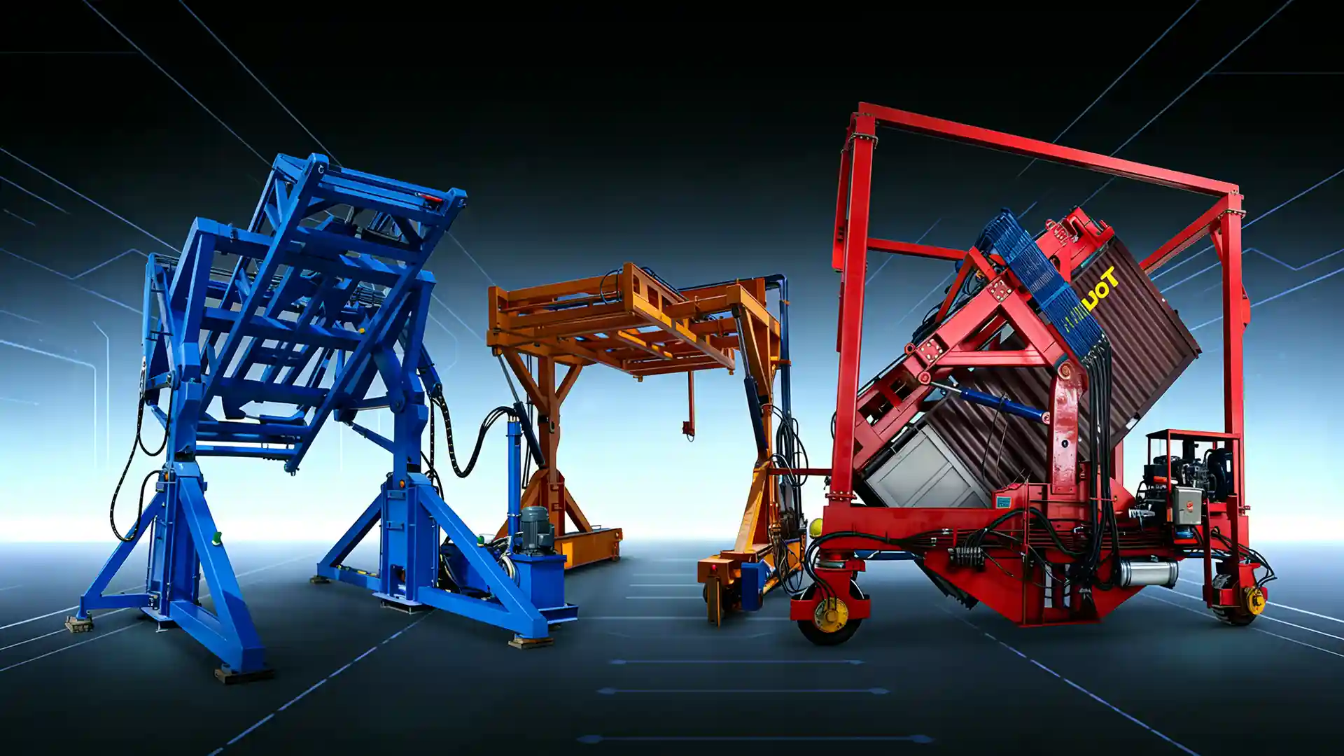 Container Tilter for Efficient Bulk Handling
