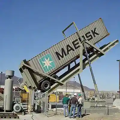 hydraulic truck dumpers