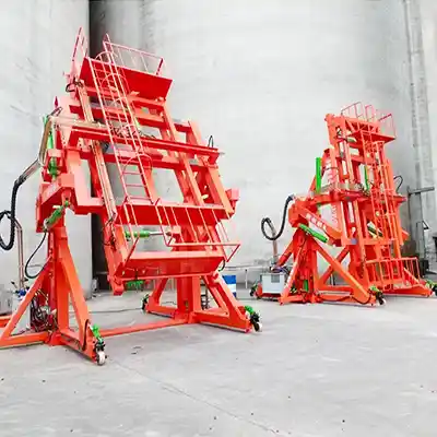 90Deg 180Deg Semi-mobile container tilter