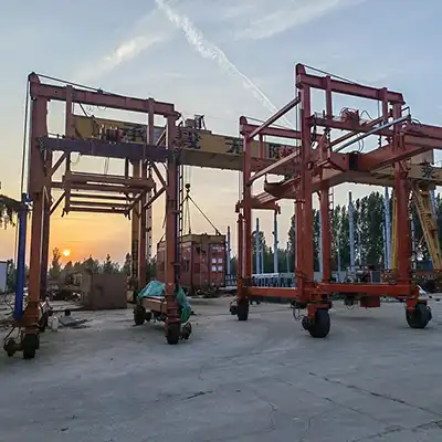 Mobile Hydraulic Container Gantry Cranes