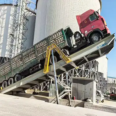 Shallow Foundation Truck Unloading Platform