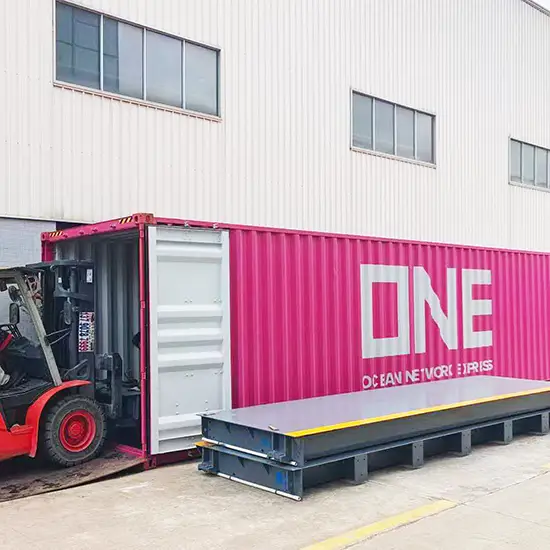 Steel Deck Truck weighing bridge
