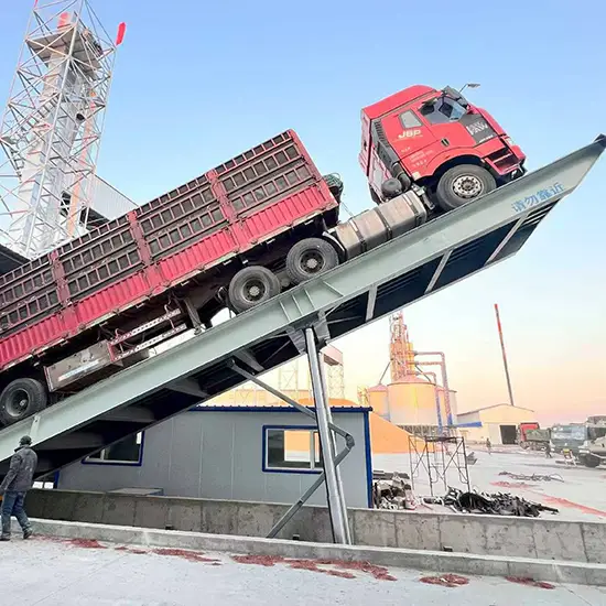 Deep Foundation Truck Unloading Platform
