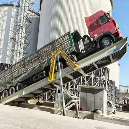 Shallow Foundation Truck Unloading Platform