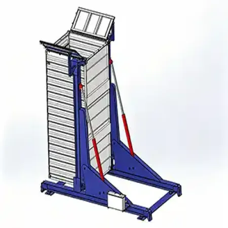 Hydraulic Container Tilters for Scrap Metal Export | Improve